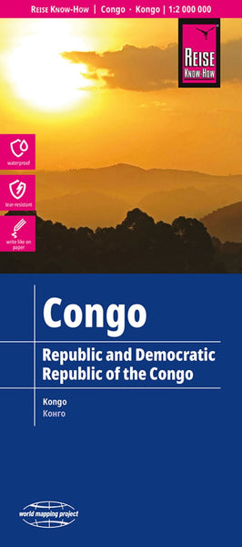 Congo Road Map Reise Know-How Verlag