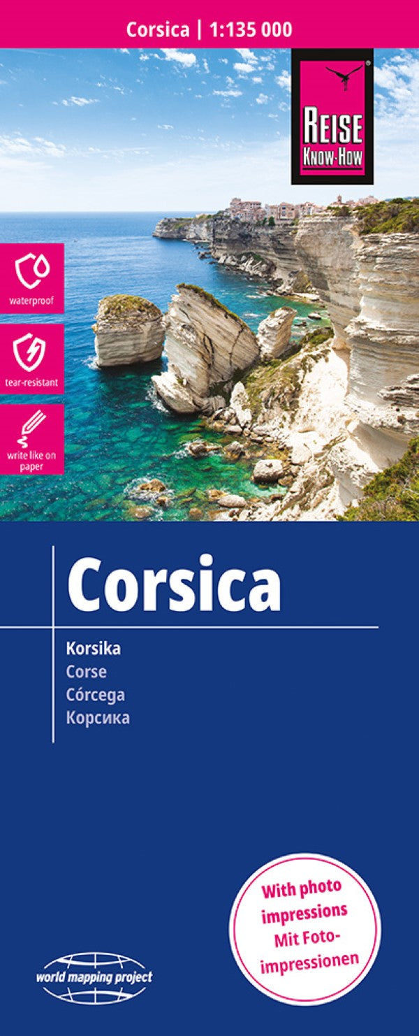 Corsica Travel Map | Map Geek.com