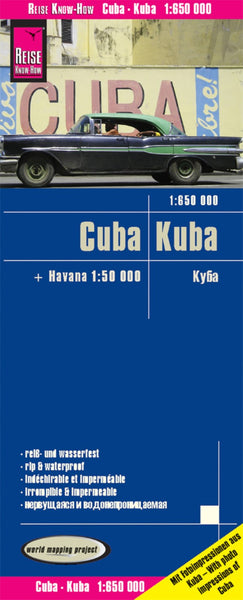 Cuba Road Map Reise Know-How Verlag
