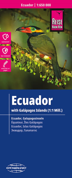Ecuador, Galápagos Road Map Reise Know-How Verlag