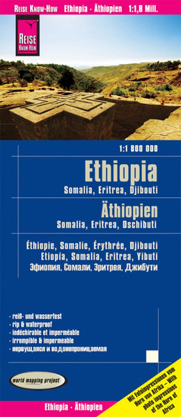 Äthiopien, Somalia, Eritrea, Dschibuti : 1:1 800 000 = Ethiopia, Somalia, Eritrea, Djibouti : 1:1 800 000 = Éthiopie, Somalie, Érythrée, Djibouti : 1:1 800 000 = Etiopia, Somalia, Eritrea, Yibuti : 1:1 800 000 Reise Know-How Verlag