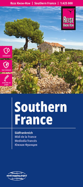 Southern France Road Map Reise Know-How Verlag