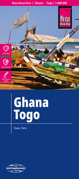 Ghana & Togo Road Map Reise Know-How Verlag