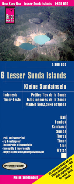 Lesser Sunda Islands : rip & waterproof : 1:800 000 = Kleine Sundainsen : reiß und wasserfest Reise Know-How Verlag