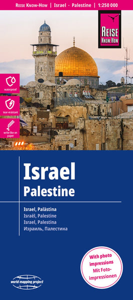 Israel, Palestine Road Map Reise Know-How Verlag