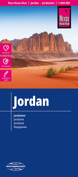 Jordan Road Map Reise Know-How Verlag