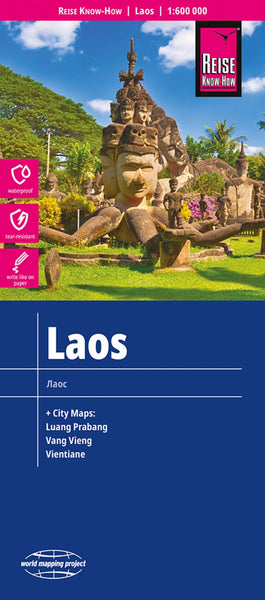 Laos Road Map Reise Know-How Verlag
