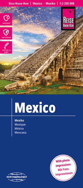 Mexico Road Map Reise Know-How Verlag