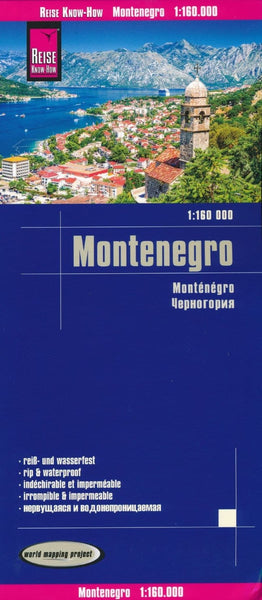 Montenegro Road Map Reise Know-How Verlag