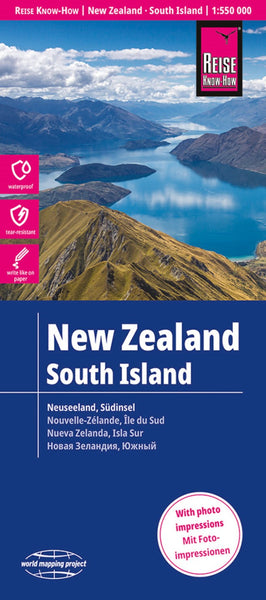New Zealand - South Island = Neuseeland, Südinsel = Nouvelle-Zélande, Île du Sud = Nueva Zelanda, Isla Sur Reise Know-How Verlag