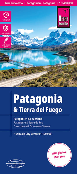 Patagonia, Tierra del Fuego Travel Map Reise Know-How Verlag
