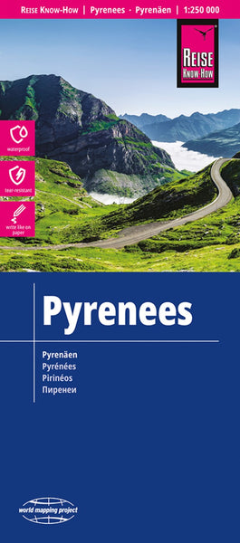 Pyrenees Road Map Reise Know-How Verlag