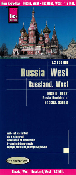 Russia, Western Road Map Reise Know-How Verlag