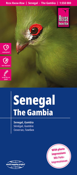 Senegal, The Gambia Road Map Reise Know-How Verlag