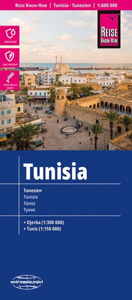 Tunesien : 1:600 000 : Djerba 1:300 000 = Tunisia : 1:600 000 : Djerba 1:300 000 Reise Know-How Verlag