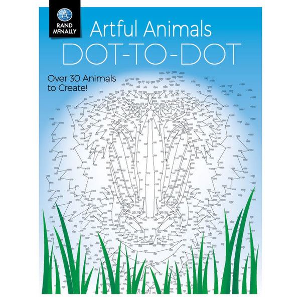 Artful Animals Dot-to-Dot Activity Book Rand McNally