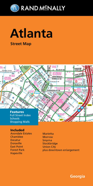 Atlanta : street map Rand McNally