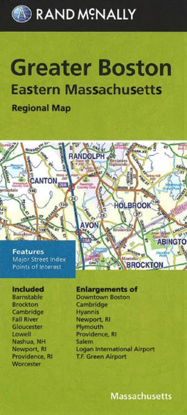 Greater Boston : eastern Massachusetts : regional map Rand McNally