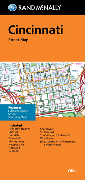 Cincinnati : street map Rand McNally