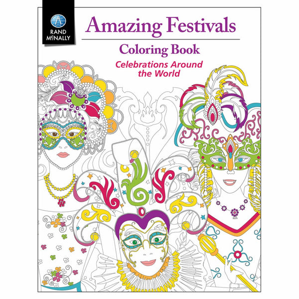 Amazing Festivals Coloring Book Rand McNally