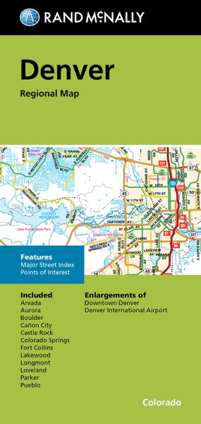 Denver : regional map Rand McNally