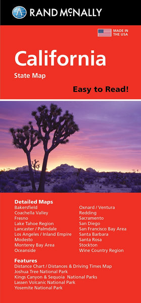 California : state map : easy to read! Rand McNally