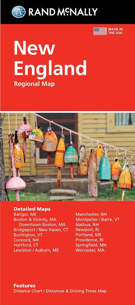 New England, Regional Map Rand McNally