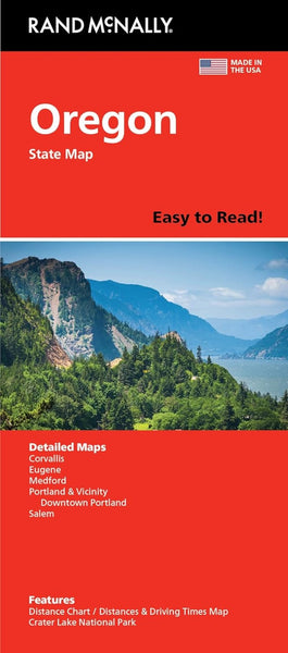 Oregon : state map : easy to read! Rand McNally