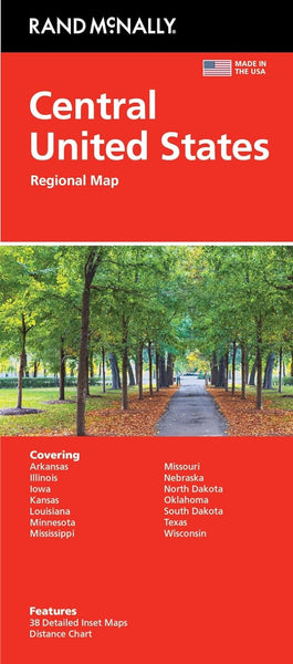 Central United States : regional map Rand McNally