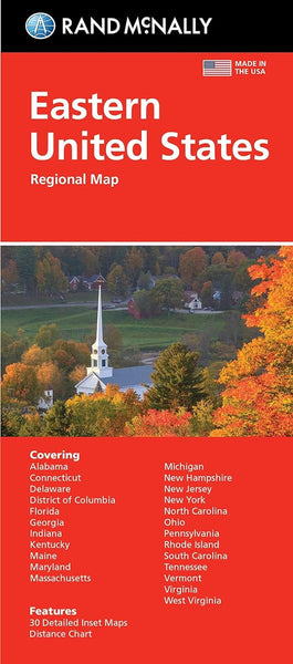 Eastern United States : regional map Rand McNally
