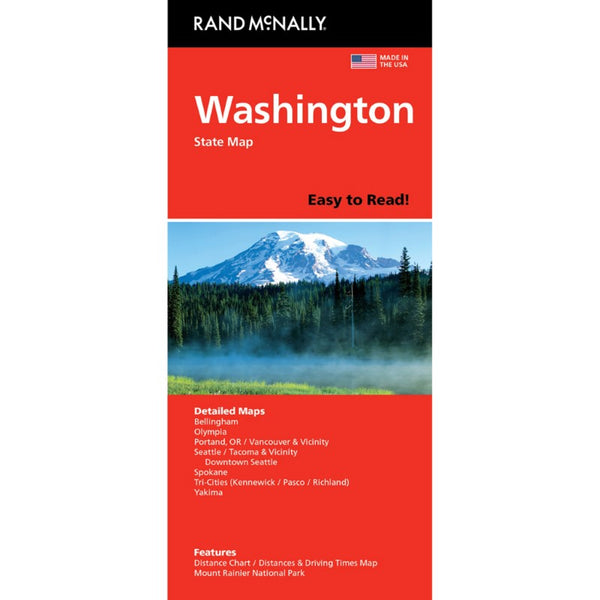 Washington : state map : easy to read! Rand McNally