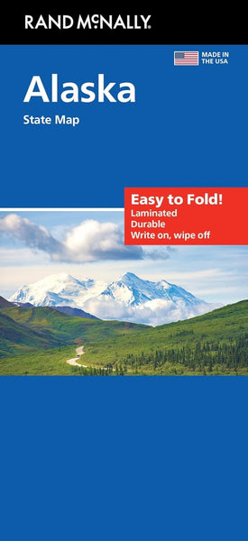 Alaska Laminated State map : Easy to Fold! Rand McNally