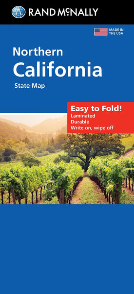 California, North, Easy to Fold Rand McNally