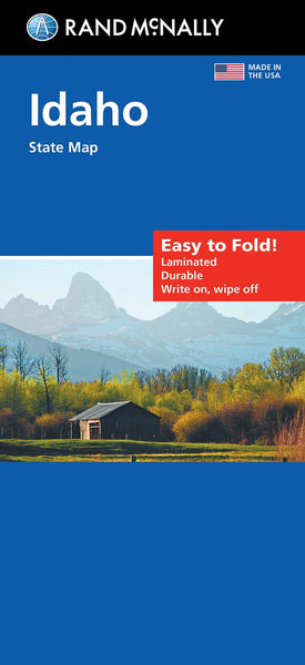 Idaho, Easy to Fold Laminated Map Rand McNally