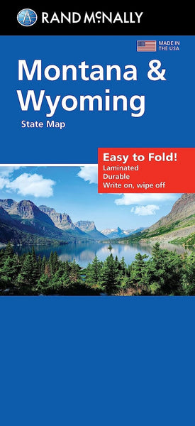 Montana & Wyoming : state map : easy to fold! Rand McNally