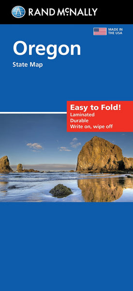 Oregon, Easy to Fold Map Rand McNally