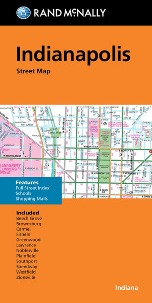 Indianapolis : street map Rand McNally