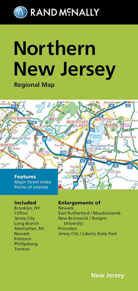 NORTHERN NEW JERSEY REGIONAL MAP Rand McNally