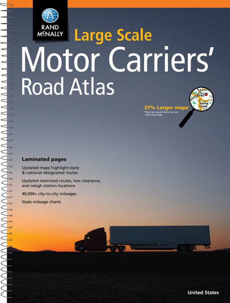Large Scale United States, 2022  Motor Carriers' Road Atlas Rand McNally