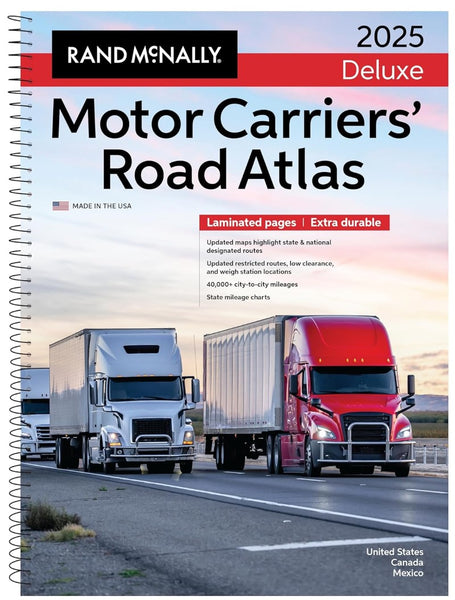North America, 2025 Deluxe Motor Carriers' Road Atlas Rand McNally