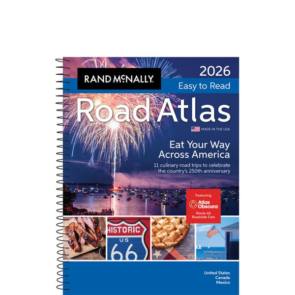 2026 Midsize  - EasyFinder Road Atlas - Spiral (Large Print) Rand McNally
