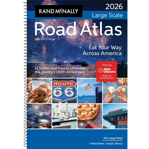2026 Large Scale Road Atlas (Large Print) Rand McNally