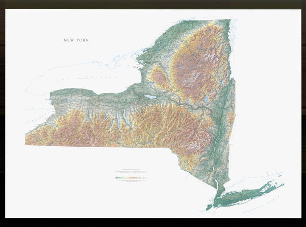 New York [Physical, 43x59] Raven Maps