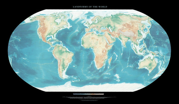 Landforms of the World [35x60] Raven Maps