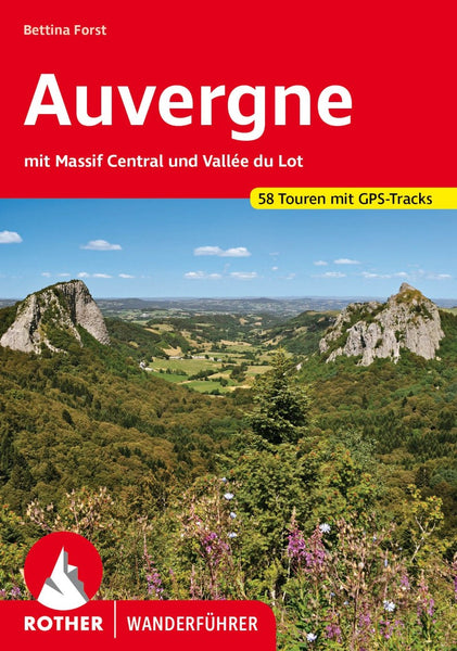 Auvergne Walking Guide (German Edition) Rother Walking Guide, Bergverlag Rudolf Rother