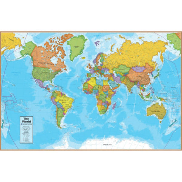 World map : 500 piece jigsaw puzzle Round World
