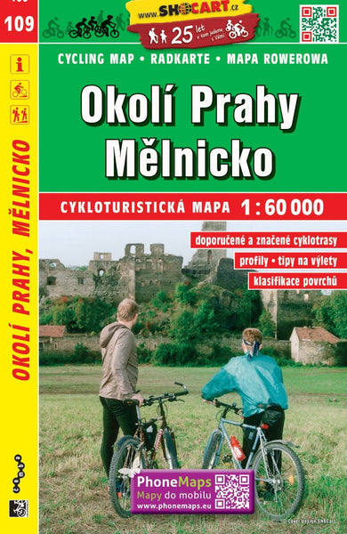Prague Vicinity (Okolí Prahy) Bicycling Map SHOCart Publishing House