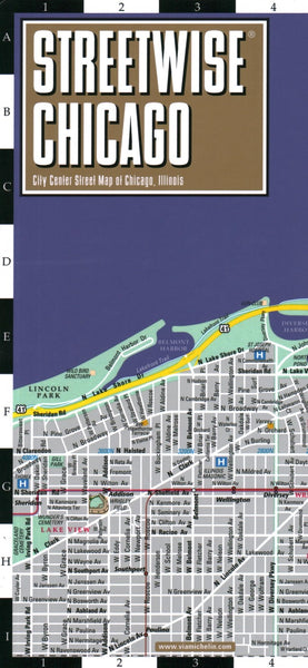 Streetwise Chicago laminated map Streetwise Maps, Inc