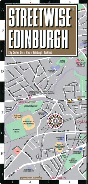 Streetwise Edinburgh laminated map Streetwise Maps, Inc