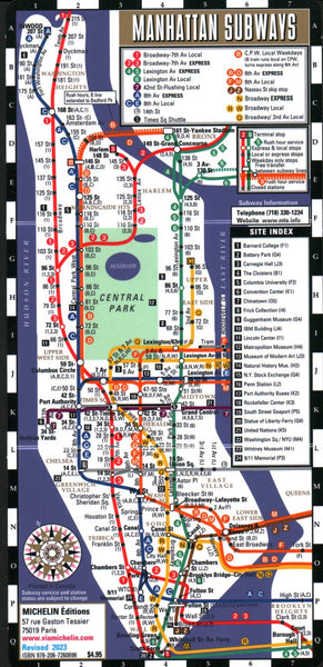 Streetwise Manhattan bus subway laminated map Streetwise Maps, Inc